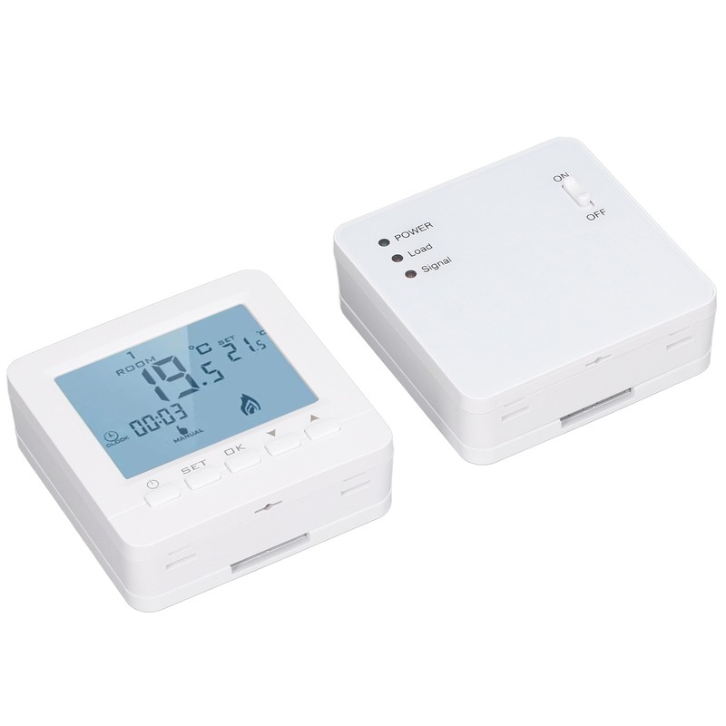 Programmable Thermostat RF Wireless Smart Flame Retardant Electric Heating Temperature