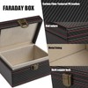 Diyife Faraday Box, [Carbon Fiber Texture] RFID Box for Car