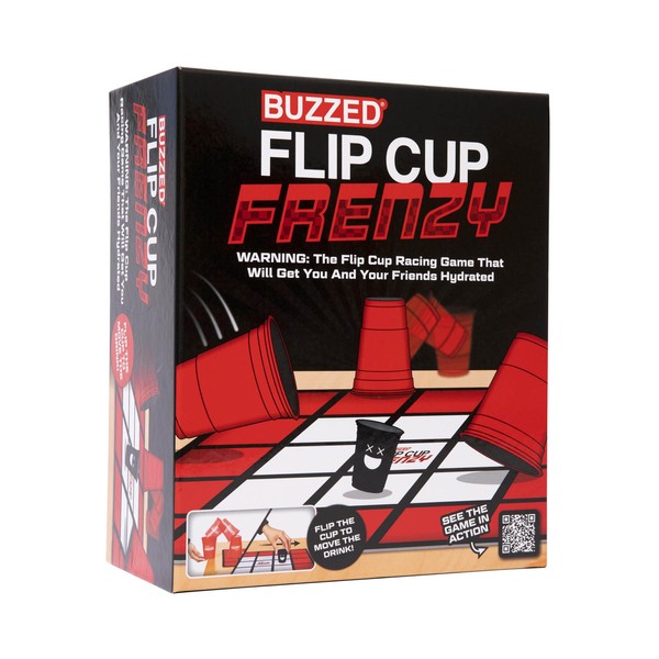 WHAT DO YOU MEME? Buzzed Flip Cup Frenzy - The Best Flippin' Drinking Game Ever - Drinking Games & Back to College Adult Party Games by Buzzed