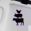 Holographic Decal Stickers of Farm House Animal Sign Premium Waterproof