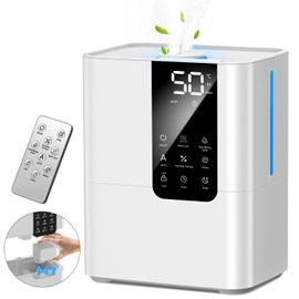 8L Warm and Cool Mist Humidifier for Bedroom, High Capacity Humidifiers for Large Room Home for Essential Oil Diffuser for Living Room, Smart Humidistat Control, Quiet