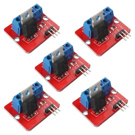DUTTY IRF520 MOSFET Driver Module MOSFET Button Drive for Arduino MCU ARM Raspberry PI 5pcs