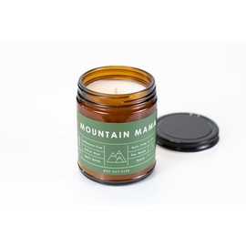 Mountain Mama Candle - Rambling Caravan - Soy/Coconut Wax - Cotton Wick - Phthalate Free - 7oz - Roasted Pinecones