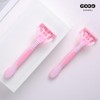 Goodnwill 굿앤윌 다리 겨드랑이 여성 제모 면도기 6중날 핑크 2개입