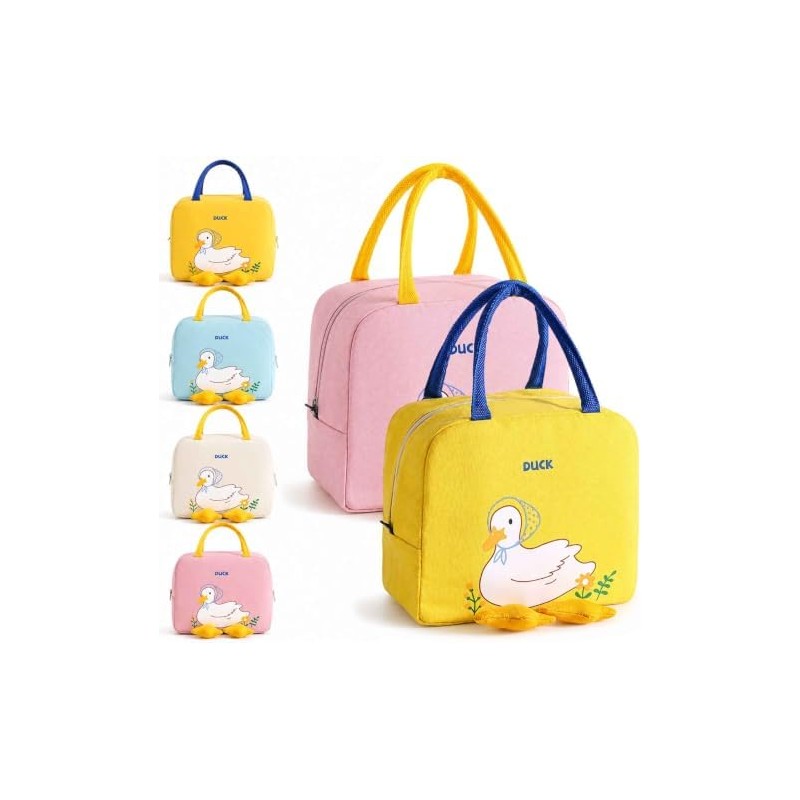 Bolsa Térmica Pato Kawaii Bonita Para Mujer (2PCSA)