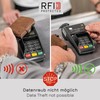 DONBOLSO® Flip Wallet, Vintage-black, mit Münzfach,