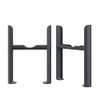 NRG Anthracite Floor Mounting Radiator Leg Kit for Traditional 4