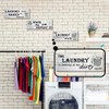 3 Pieces Laundry Room Signs, Laundry Wash Dry and Fold