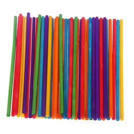 STOBOK 100pcs DIY Matchsticks Colored Wood Dowel Rods for DIY Crafts Unfinished Dowel Rod Craft Dowel Rods Kids Dowel Sticks Hardwood Dowel Sticks Wooden Model Material Bamboo Child 5mm