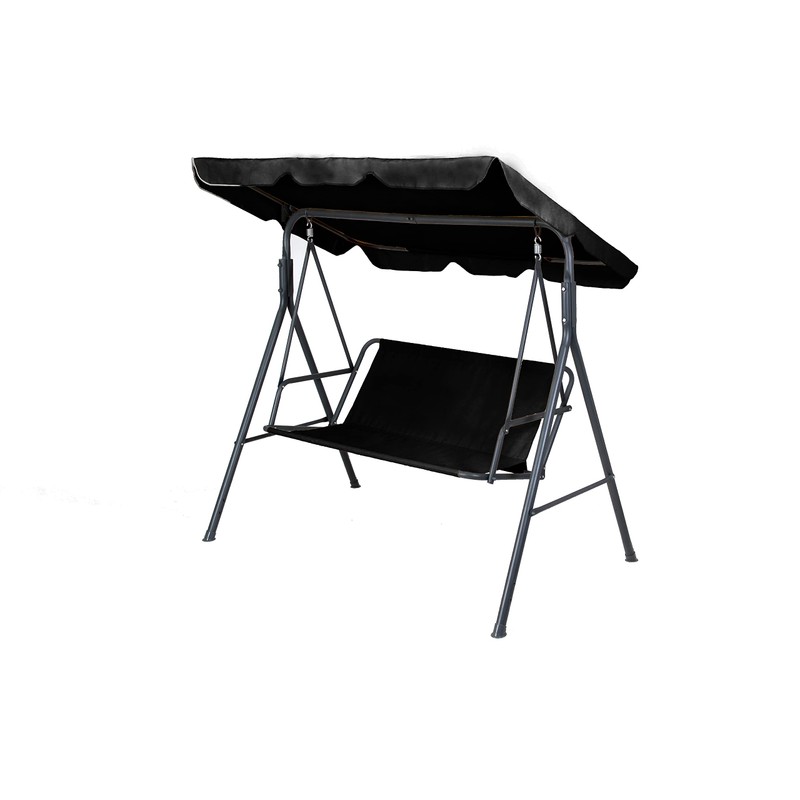 Replacement Swing Seat Cover for Garden Swing Black 120 x