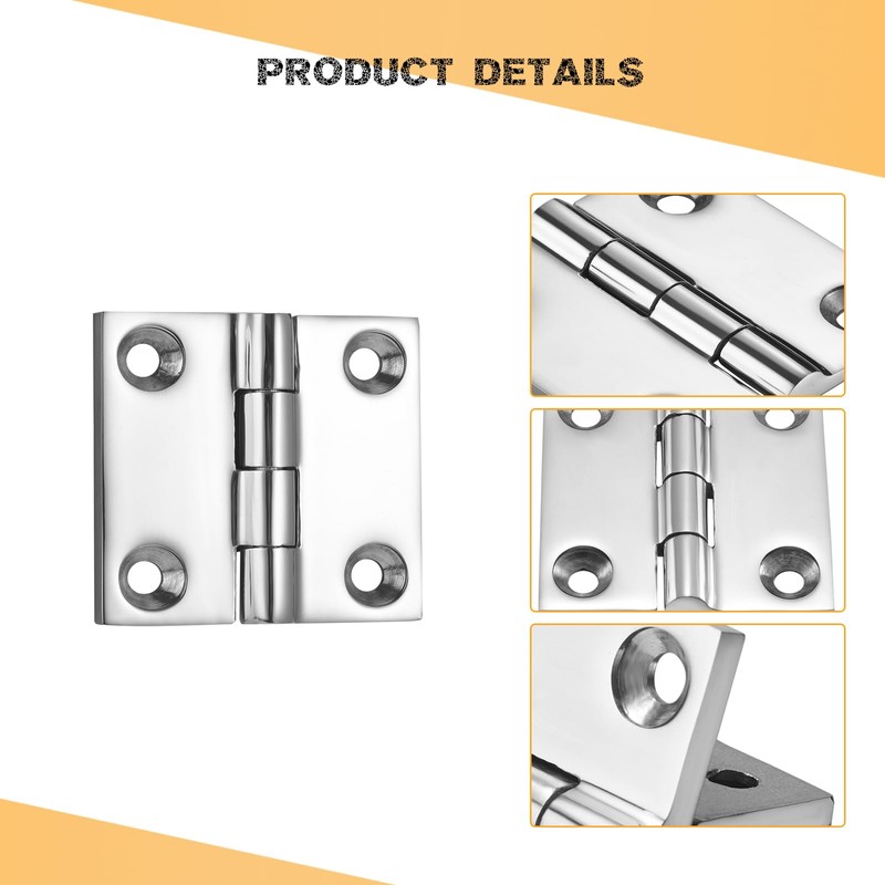 DIALESHU Heavy Duty Marine Boat Hatch Hinges 316 Stainless Steel,