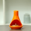 MOUGIGI Handmade Ceramic Chiminea Palo Santo Holder - Modern Medieval
