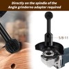 4Pcs Ball Grinding Head Ball Gouge Angle Grinder Attachment Sphere