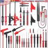 Peakelect 25PCS Silicone Multimeter Test Leads Kit with Replaceable Wire