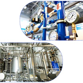 M METERXITY Pack of 2 Hose Connectors - 4 x 10 x 4 mm AD T-Piece Plastic Pipe Connectors Apply to Water Fuel Transparent (T-Shaped 3 Way)