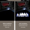2 pcs Non-Fading LED Car Door Logo Lights Courtesy Projector