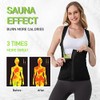 Portzon Chaleco de Neopreno para Entrenamiento de Cintura de Sauna