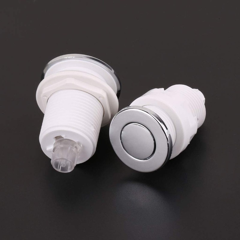 JOYKK 32 mm Compressed Air Switch Button for Bathtub Waste
