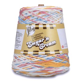 Spinrite Lily Sugar'n Cream Cone Yarn Kitchen Breeze Ombre