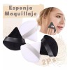 Universo en Linea Set Esponjas Puffs Blender Polvo Triángulo Maquillaje
