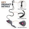 Door Hanging Cat Toy for Interactive Play – Dark Gray