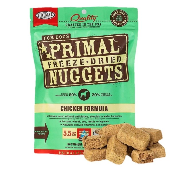 Primal Pet Foods 5.5oz Primal Freeze Dried Nuggets For Dogs