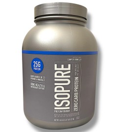 ISOPURE Zero Carb Protein Powder Vanilla 25G Protein 3.47 LB Whey Isolate BB5/27