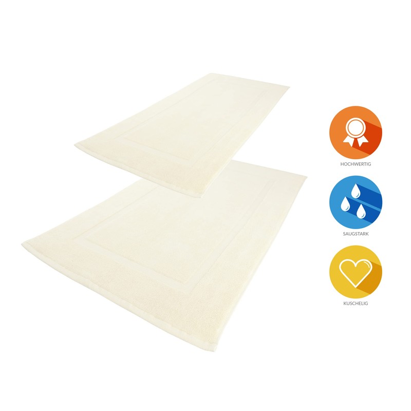Lavea Bath Mat, Set of 2, 50 x 80 cm,