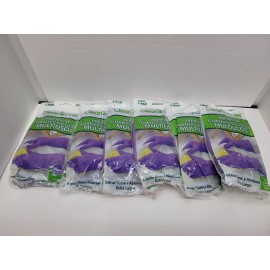 CLEAN ONES 6 PAIRS, SMALL (CHICO) CLEAN ONES PREMIUM MULTIPURPOSE LATEX NITRILE GLOVES