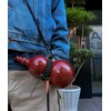 Ceramic Wine Gourd with Strap - Traditional Chinese Portable Beverage