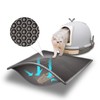 Pieviev Cat Litter Mat Double Layer Waterproof Urine Proof Trapping