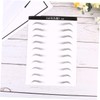 Beavorty Eyebrow Stencil Kit Hair-like Simulation Stickers Makeup Tools Curved