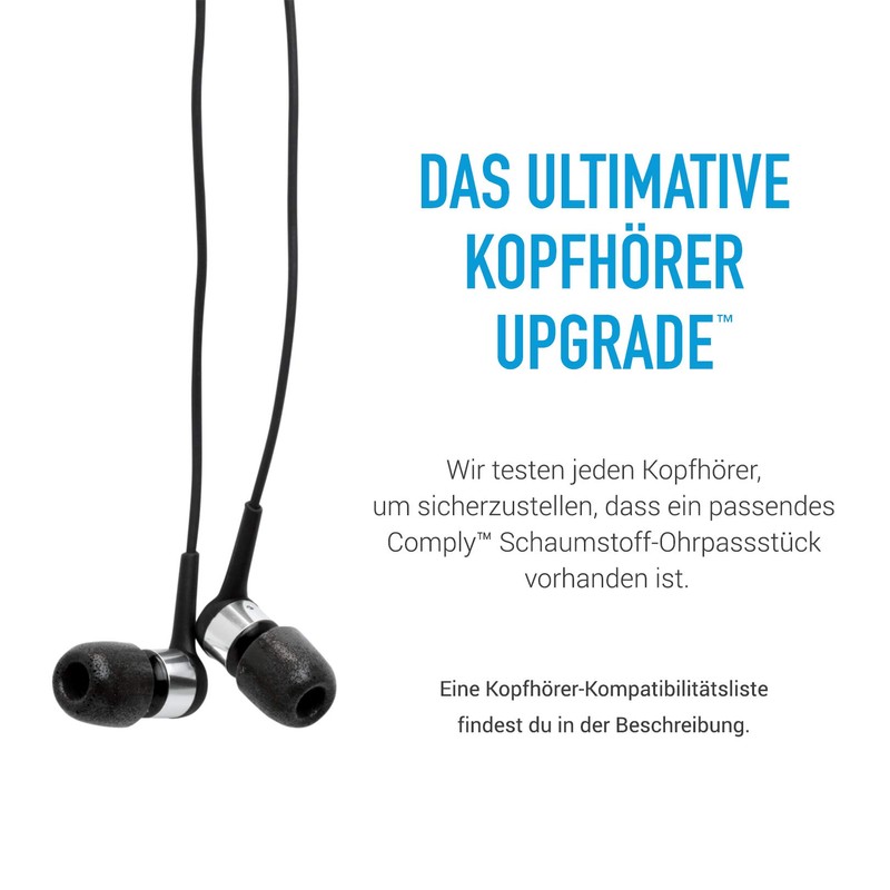 COMPLY T-400 Sports Isolation Earbud Tips - Medium x3