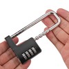 Filhome Combination Lock with Shackle Long 4 Digit Combination Lock