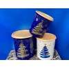Tupperware Christmas Canister Set of 3 Stacking " D, C,