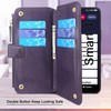 Lacass Case for Jitterbug Smart4,[Cards Theft Scan Protection] Card Holder