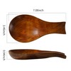 Tvvtuww Acacia Wood Spoon Rest Spoon Holder for Stove Top,