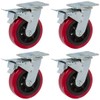 6 inch x 2 inch PRO-TECH Polyurethane Non-Marking Heavy Duty