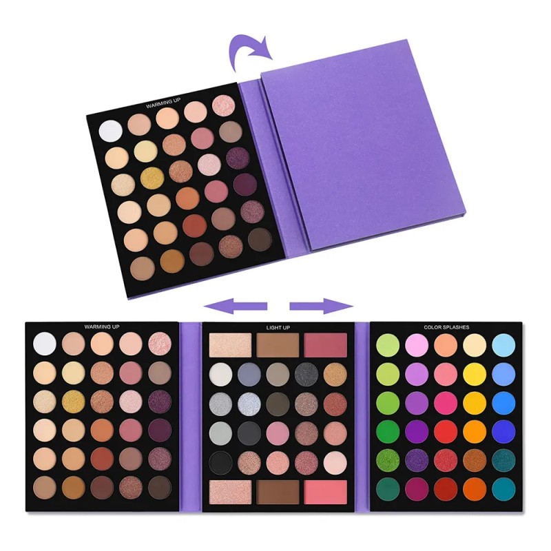 Kit De Maquillaje Profesional Paleta De Maquillaje+cepillos Desnudo