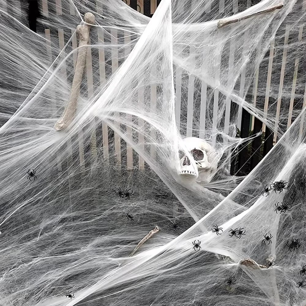 halloween spider web decoration