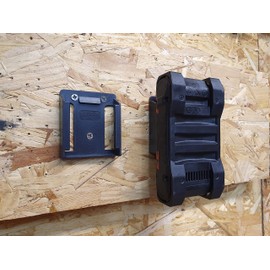 StealthMounts Battery Mounts for Hilti Nuron 22v | Cordless Battery Holders for Hilti Nuron 22v Power Tools | 6 Pack | Black Battery Organisers for Hilti Nuron 22v