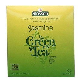 Stassen Pure Jasmine Green Tea, (Pack of 2) 100 Tea Bags