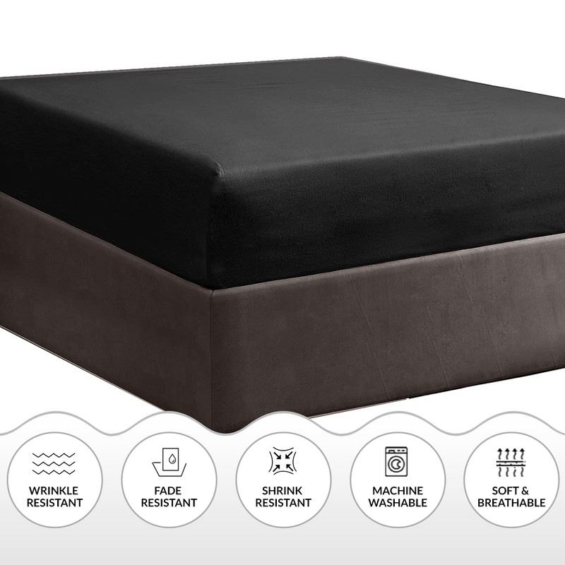 Lazzaro Home bed sheets Fitted sheet Extra Deep Pocket (40