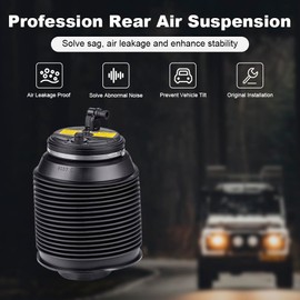 JDMON 1PC Rear Air Spring Ride Suspension Bags Absorber Replacement for Lexus Gx470 2003-2009, Toyota 4Runner 2003-2009, Replaces 4808035010, 4808035011, 4808035020