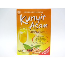 SIDOMUNCUL turmeric acid jamu powder juice Kunyit Asam 25gX5 bags
