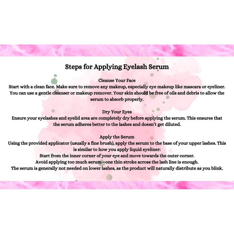 Dortanni Eyelash Growth Serum for Longer, Thicker Lashes