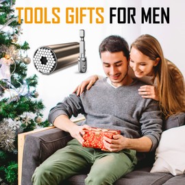 Stocking Stuffers for Adults Men Him, Universal Socket Tool Boyfriend Christmas Gifts for Men, White Elephant Gifts for Adults, Mens Birthday Gifts for Men, Dad, Him, Gifts for Men Who Have Everything