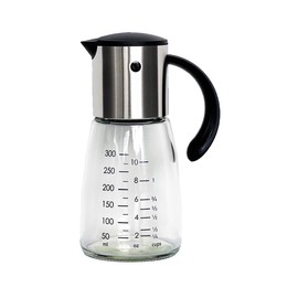 YO-KO Gravity Oil & Vinegar Pot Gravity Silver Oil & Vinegar Bottle Pot