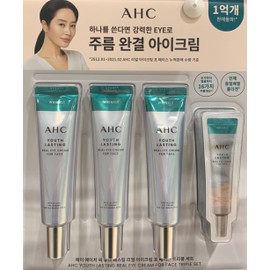 AHC Youth Lasting Real Eye Cream Triple Set (35ml-3, 1ml-10) / AHC 유스 래스팅 리얼 아이크림 트리플 세트(35ml-3개, 1ml-10개)