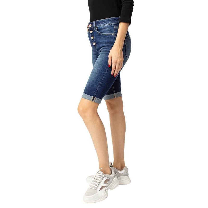 Kan Can Bermudas de talle alto para mujer, 6312 m.,